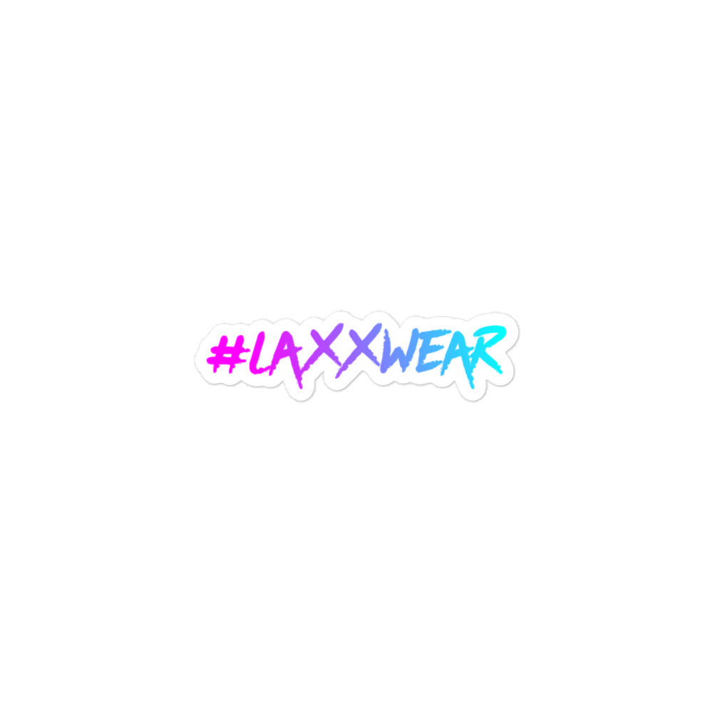 #LAXXWEAR HASHTAG STICKER